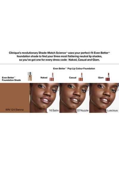 Shop Clinique Even Better™ Makeup Broad Spectrum Spf 15 Foundation In 124 Sienna