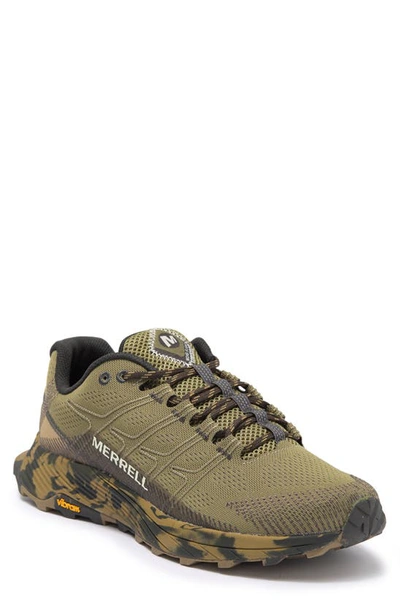 Shop Merrell Moab Flight Hiking Shoe In Herb Camo