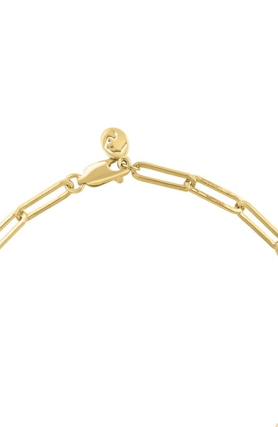 Effy 14k Gold Plated Sterling Silver Pavé Diamond Bar Bracelet In Gold Plated