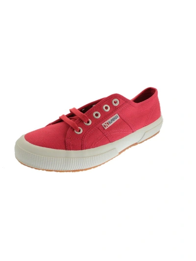 Shop Superga 2750 Womens Canvas Casual Shoes In Red