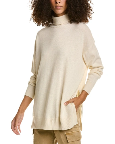 Shop Allsaints Gala Cashmere & Wool-blend Sweater In White