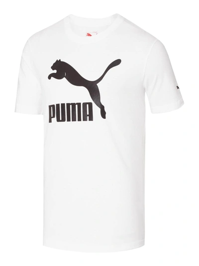 Shop Puma Archive Life Tee Mens Running Fitness T-shirt In White