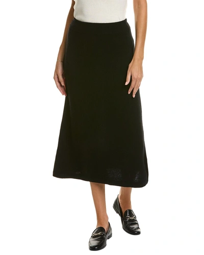 Shop Alashan Manhattan Wool Midi Skirt In Black