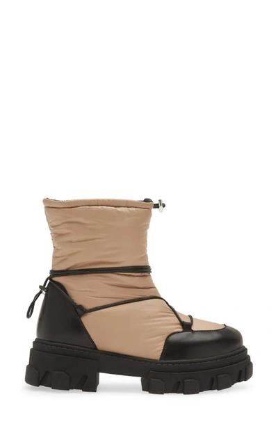 Shop Cecelia New York Jr Water Resistant Lug Sole Bootie In Taupe
