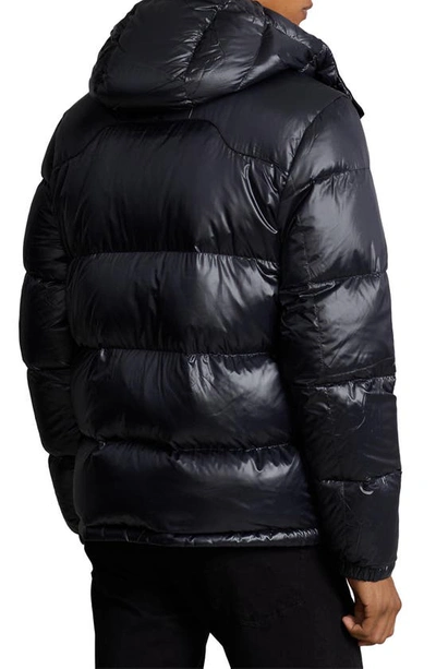 Shop Polo Ralph Lauren Recycled Nylon Down Puffer Jacket In Polo Black Glossy