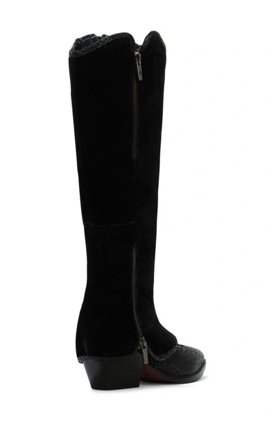 Shop Donald Pliner Kayden Knee High Boot In Black