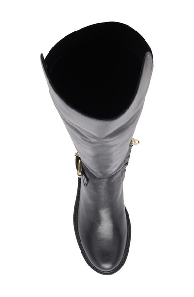 Shop Dolce Vita Ember Over The Knee Boot In Black Dritan Leather