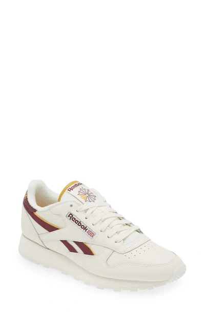 Shop Reebok Classic Leather Sneaker In Chalk/ Clam