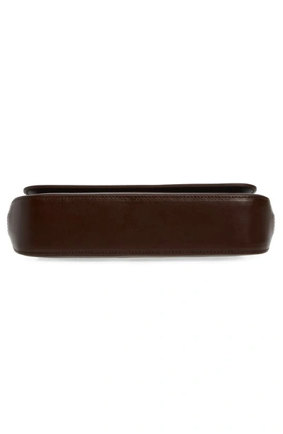 Shop Commission Moto Shoulder Bag In Chocolate