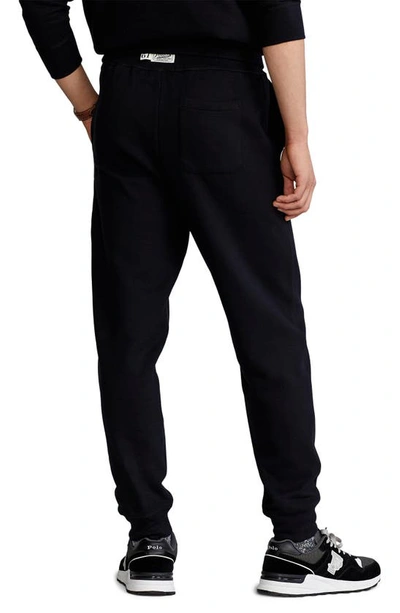 Shop Polo Ralph Lauren Logo Sweatpants In Polo Black
