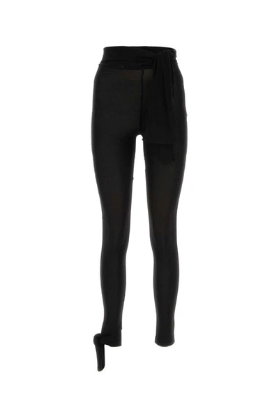 Shop Msgm Pants In Black