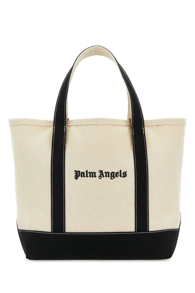 Shop Palm Angels Shoulder Bags In Offwhite