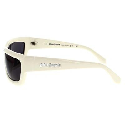 Palm Angels Hinkley White Acetate Cat-eye Sunglasses In White