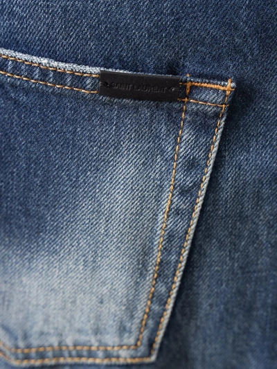 Shop Saint Laurent Jeans In Blue