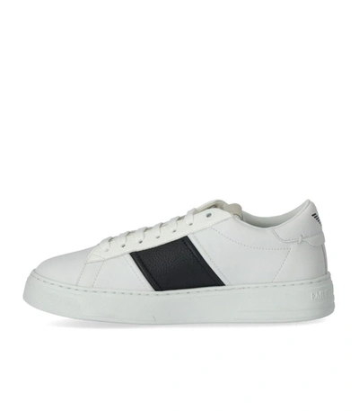 Shop Emporio Armani White Sneaker With Logo Band