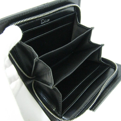 Shop Dior Black Canvas Wallet  ()