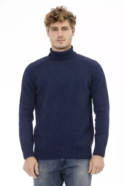 Shop Distretto12 Blue Acrylic Men's Sweater