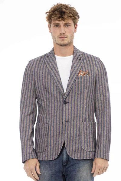 Shop Distretto12 Classic Blue Fabric Men's Jacket