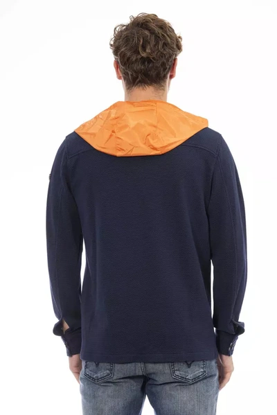 Shop Distretto12 Sleek Waterproof Hooded Shirt In Men's Blue