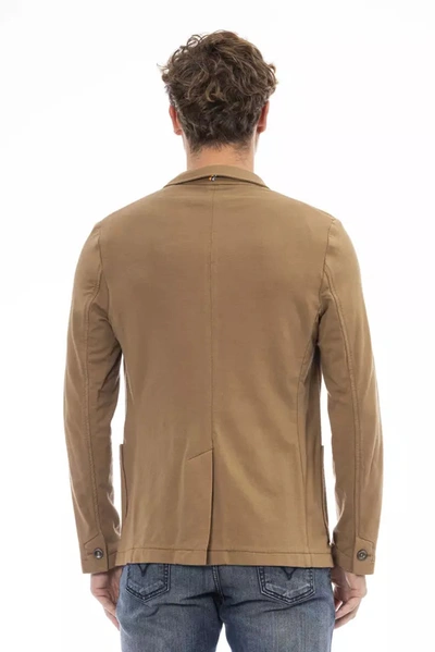 Shop Distretto12 Classic Brown Cotton Blend Men's Jacket