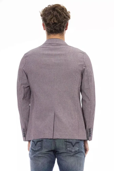 Shop Distretto12 Elegant Purple Fabric Men's Jacket