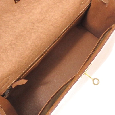 Kelly dépêches leather bag Hermès Brown in Leather - 35555234