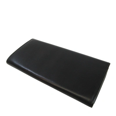 Shop Valentino Garavani Black Leather Wallet  ()