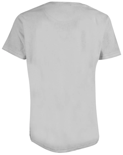 Shop Yes Zee Gray Cotton Men's T-shirt