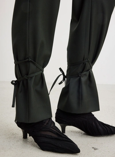 Shop Holzweiler Advise Trousers In Green
