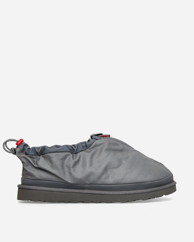 Shop Ugg Tasman Shroud Zip Sandals Dark In Grey