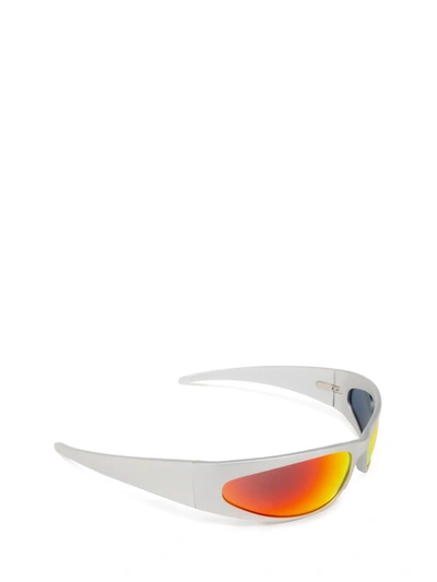 Shop Balenciaga Sunglasses In Silver