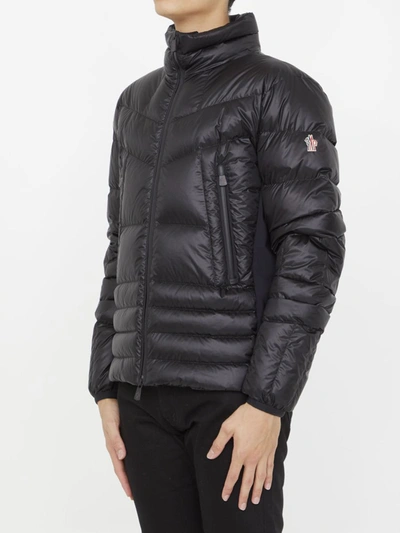 Shop Moncler Canmore Short Down Jacket In Black
