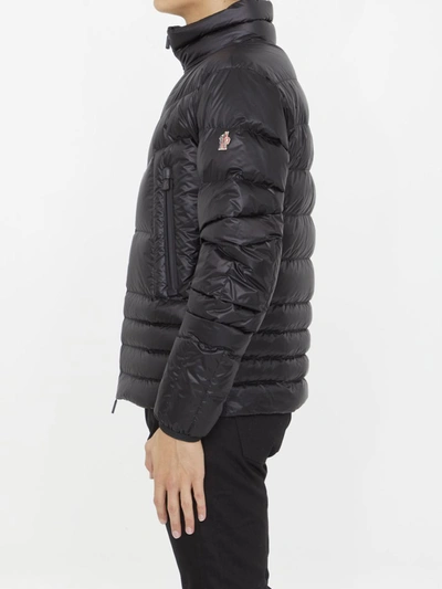 Shop Moncler Canmore Short Down Jacket In Black