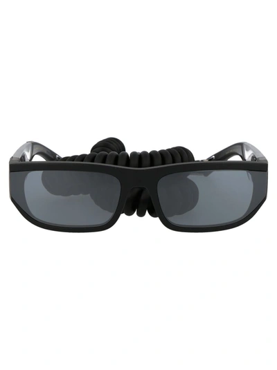 Shop Dolce & Gabbana Sunglasses In 25256g Black Rubber