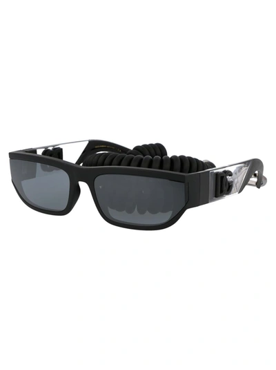Shop Dolce & Gabbana Sunglasses In 25256g Black Rubber