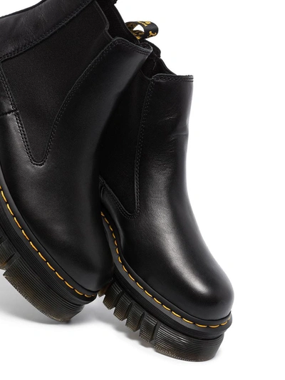 Dr. Martens Audrick 27148001 Black Leather Platform Chelsea Boot Zogg258 In Black