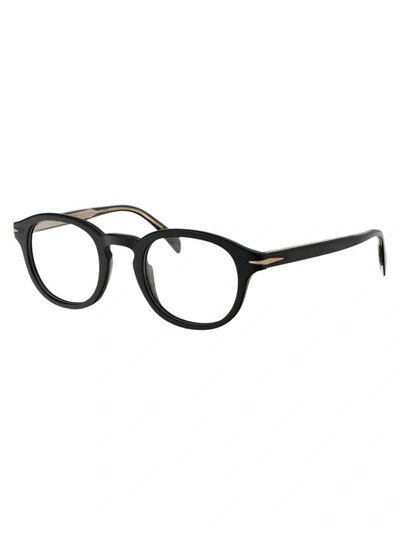 Shop David Beckham Eyewear By  Optical In 807 Black