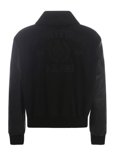 Shop Family First College Jacket In Black