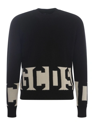 Shop Gcds Sweater  "low Band" In Black
