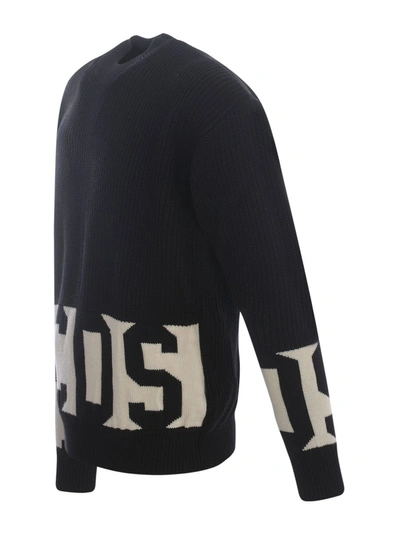 Shop Gcds Sweater  "low Band" In Black