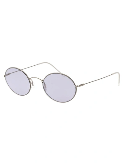 Shop Giorgio Armani Sunglasses In 30451a Silver