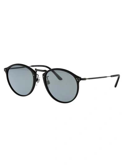 Shop Giorgio Armani Sunglasses In 504256 Matte Black