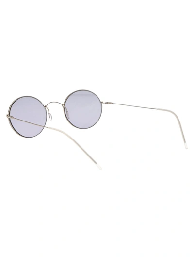 Shop Giorgio Armani Sunglasses In 30451a Silver