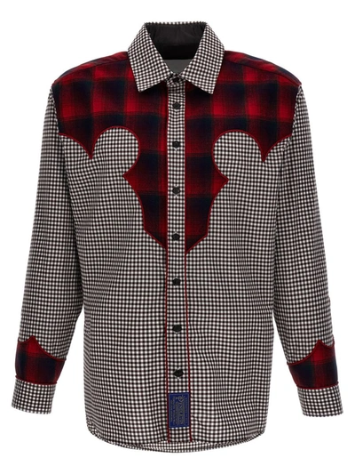 Maison Margiela Multi Color Pendleton Insert Shirt With In Multicolor