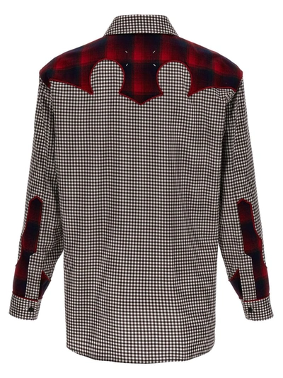 Maison Margiela Multi Color Pendleton Insert Shirt With In Multicolor