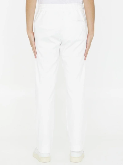 Shop Casablanca Monogram Track Pants In White