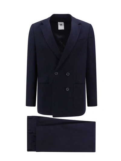 Shop Pt Torino Suit In Blue