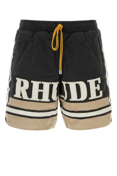Shop Rhude Shorts In Grey