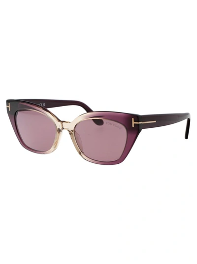 Shop Tom Ford Sunglasses In 83y Violet