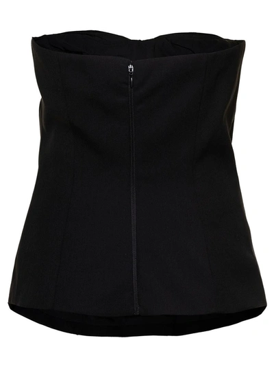 Shop Federica Tosi Top In Black